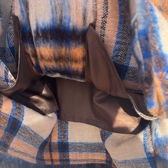 English Factory Plaid Shacket NWT - Picture 9 of 12